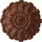 Ekena Millwork Durham Ceiling Medallion (Fits Canopies up to 4 1/4"), Hand-Painted Copper Penny, 31"OD x 1 1/2"P CM31DUCPS - alternate 1